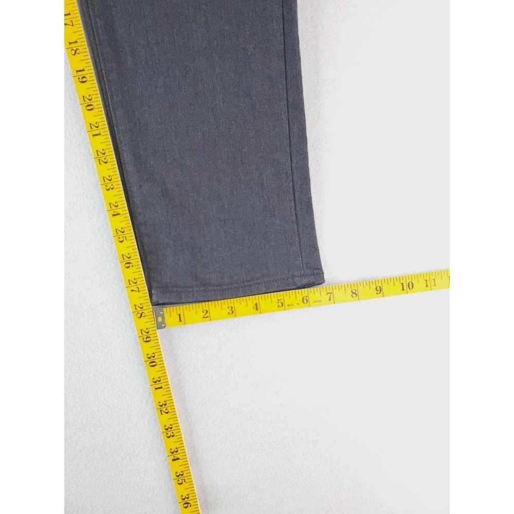 Banana Republic Jeans Men 35x28* Gray Travel Pant Athletic Tapered Stretch Denim